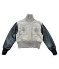 Leather-Sleeve Utility Jacket | Richill Melancholy
