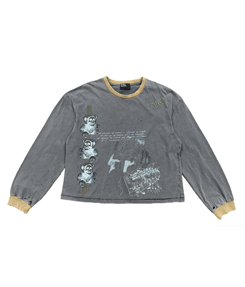 Studded Graphic L-S Tee | Richill Melancholy
